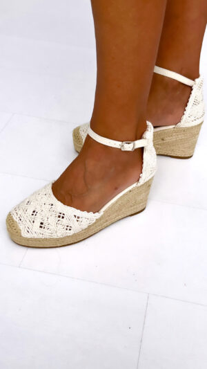 Cuñas Crochet Lady