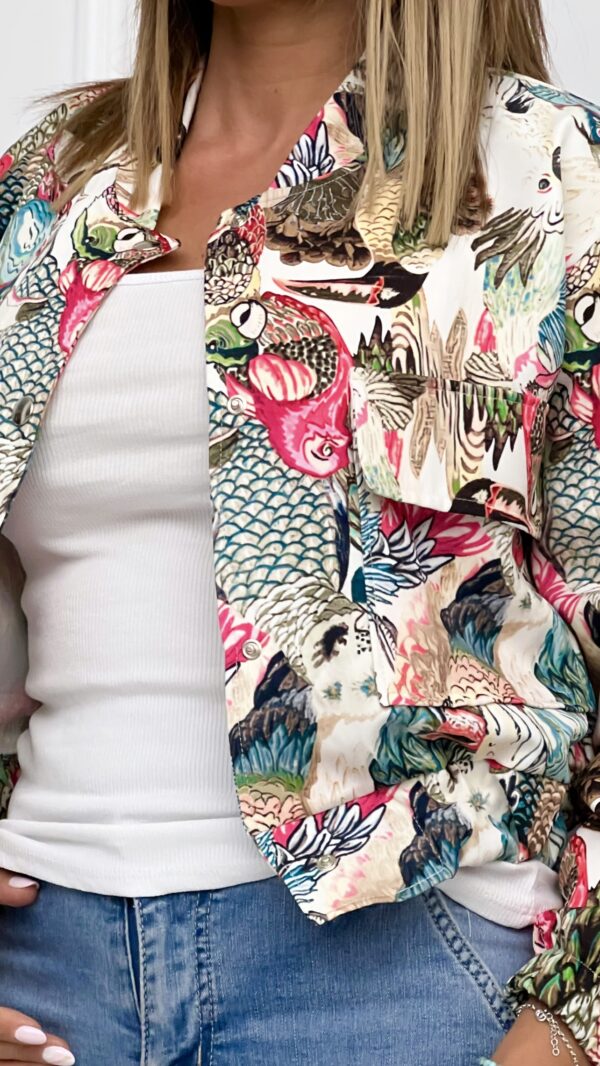 Bomber Estampado Loros - Imagen 3