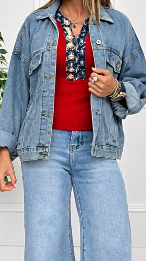 Cazadora Vaquera Oversize
