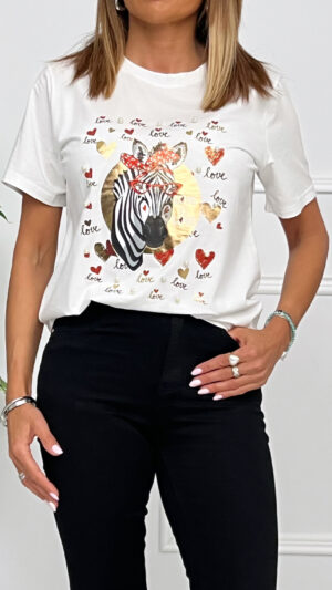 Camiseta Cebra Love