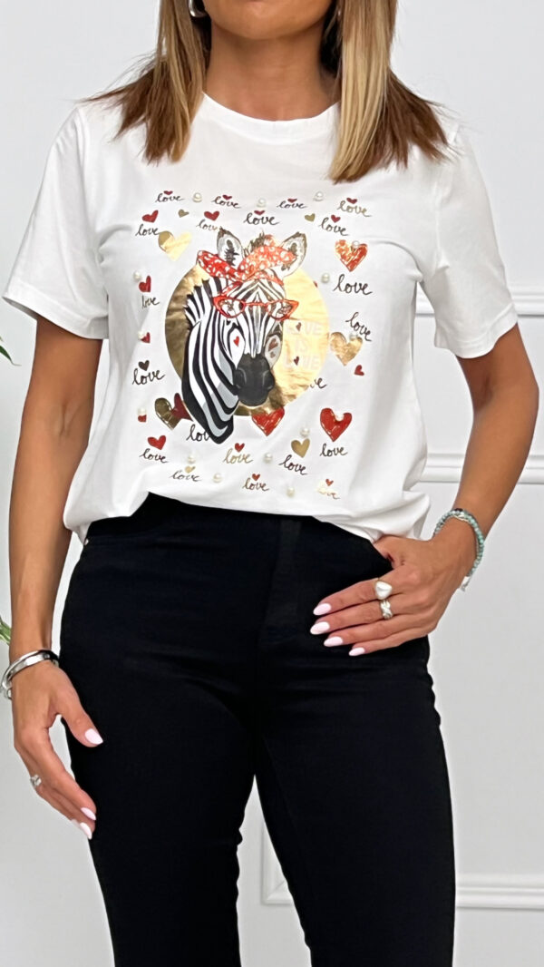 Camiseta Cebra Love