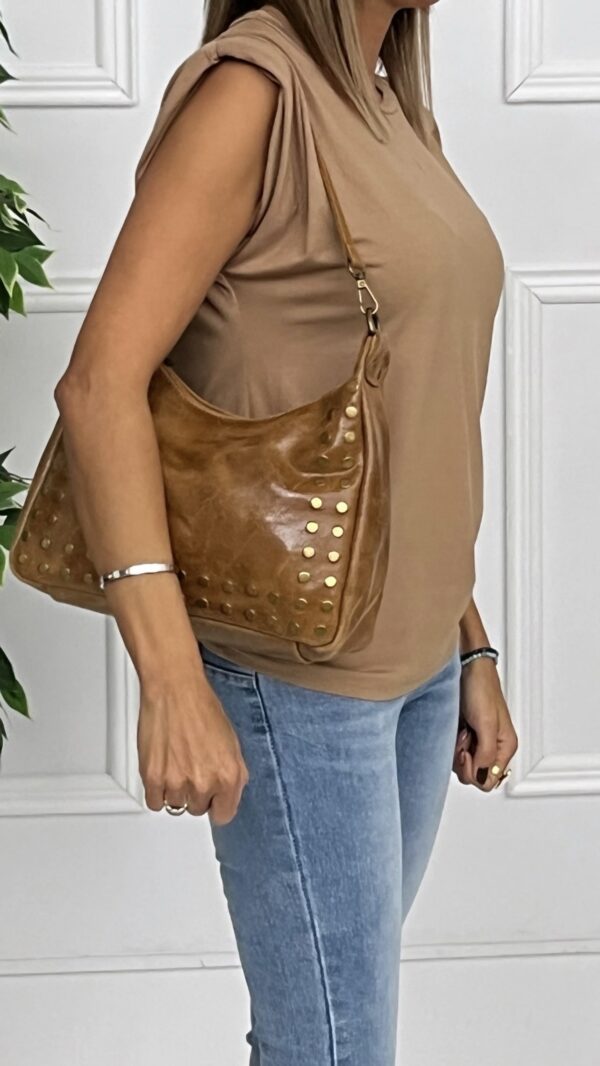 Bolso Tachuelas Brillo Juliana - Imagen 7