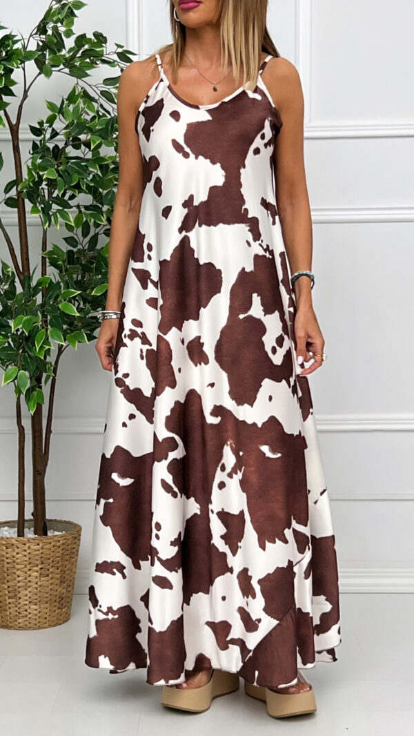 Vestido Satinado Vaca - Imagen 2