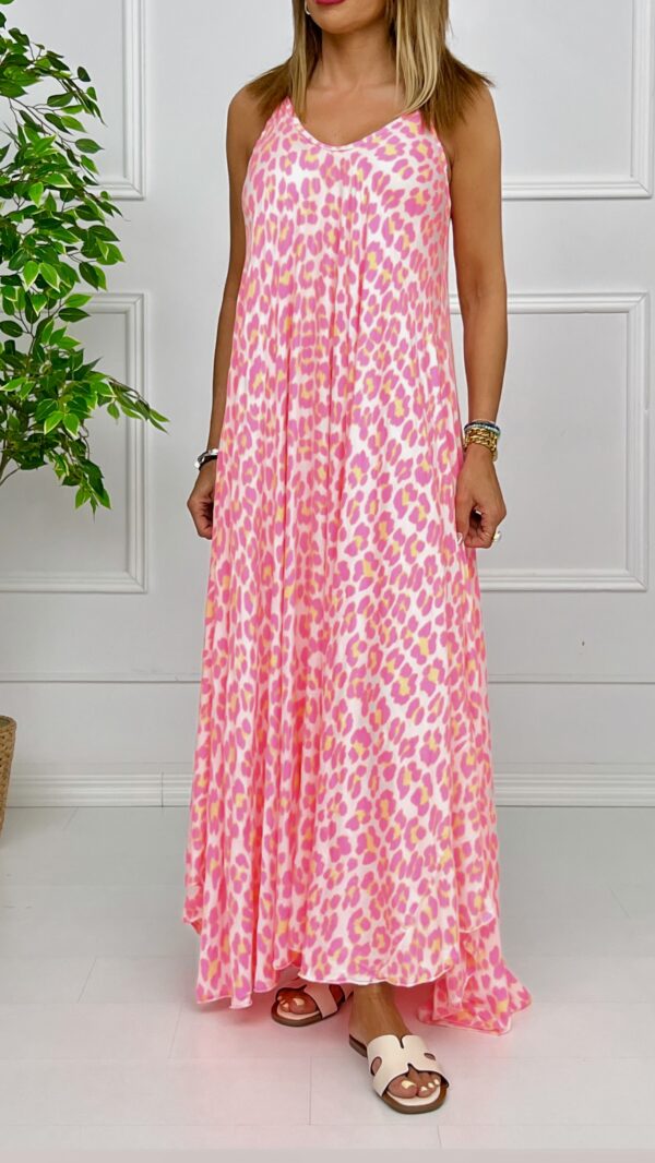 Vestido Tirante Leo Fluor