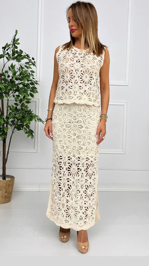 Conjunto Crochet Lentejuelas - Imagen 3