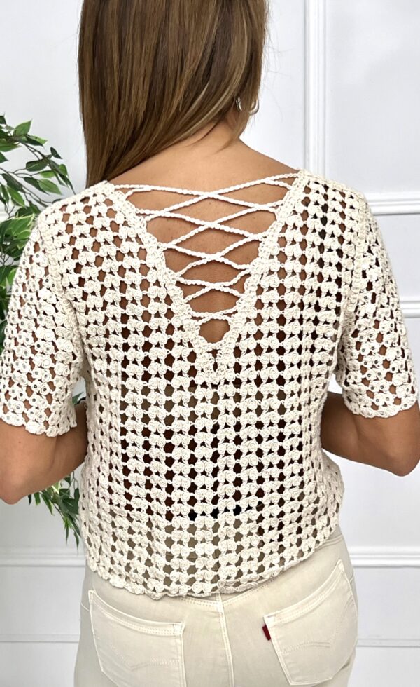 Blusa Crochet Noelia - Imagen 3