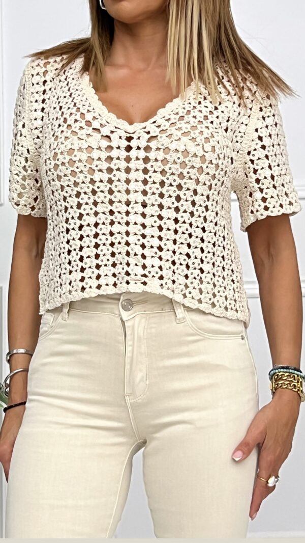 Blusa Crochet Noelia