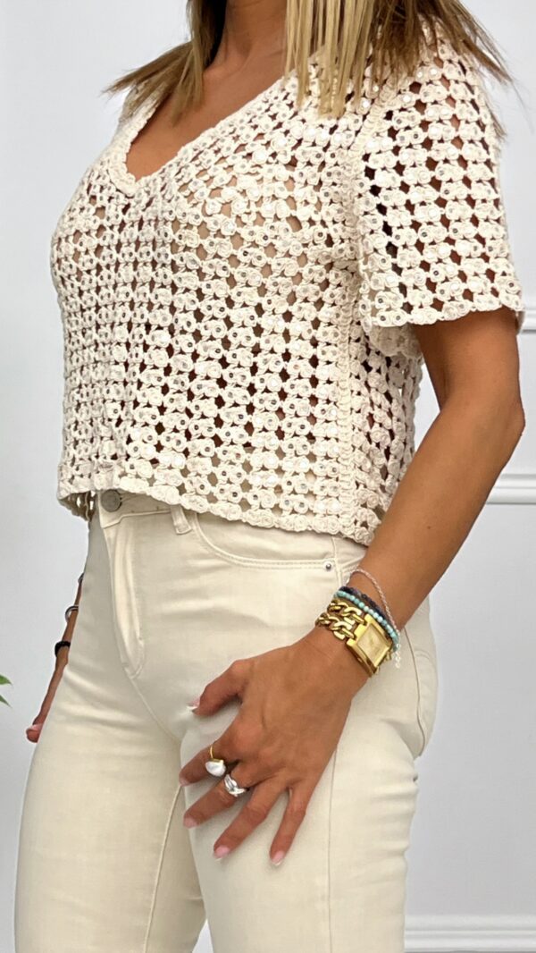 Blusa Crochet Noelia - Imagen 2