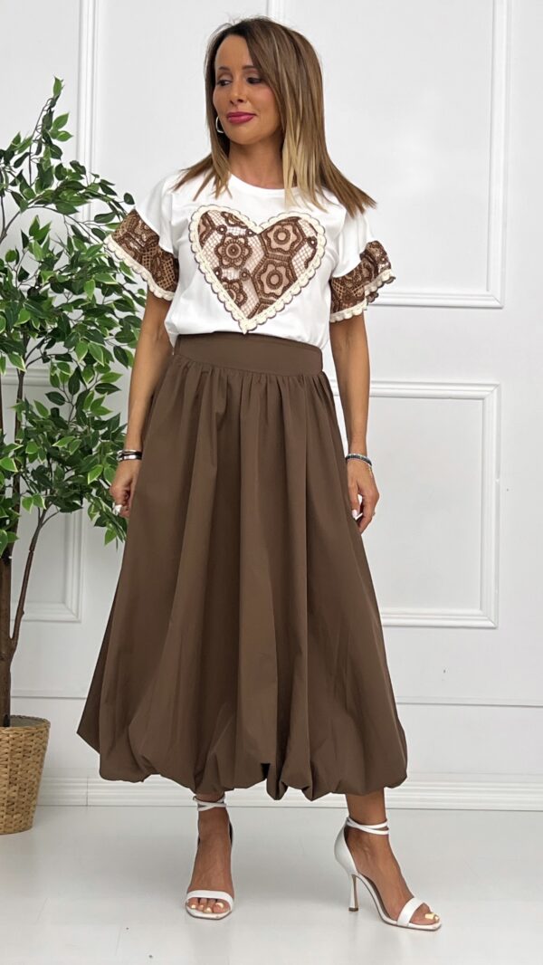Falda Midi Globo