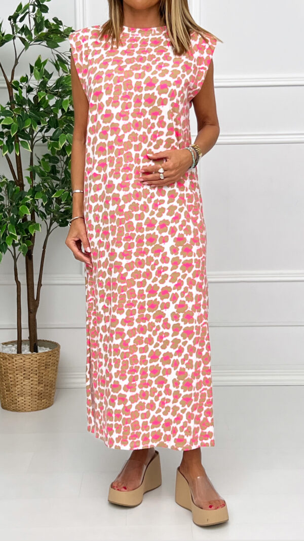 Vestido Hombreras Fluor