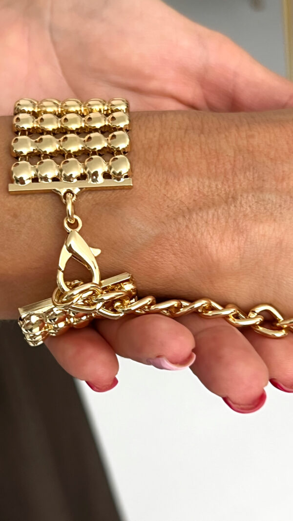 Pulsera Ancha Bolitas - Imagen 2