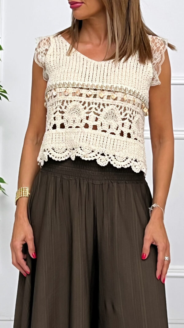 Camiseta Crochet Mar - Imagen 2