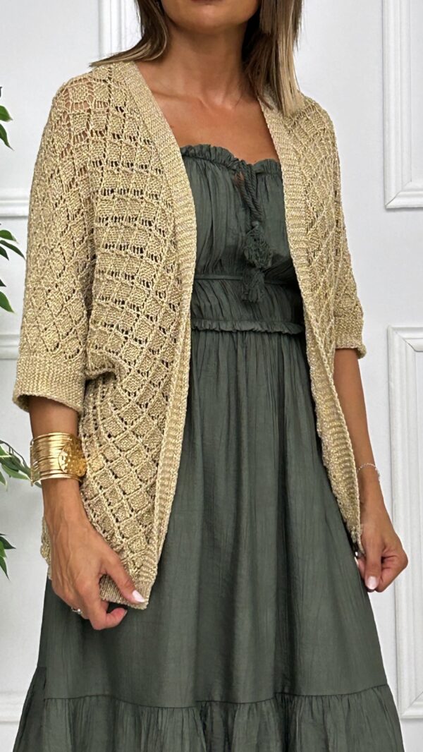 Chaqueta Lurex Dorada - Imagen 2
