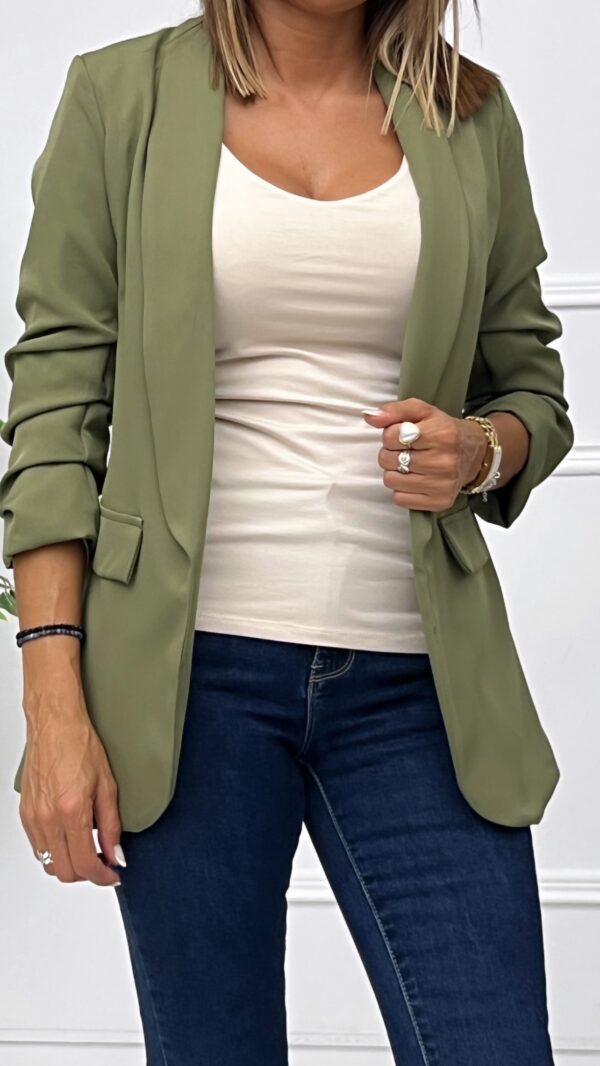 Blazer Manga Fruncida Otoño - Imagen 5