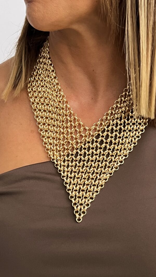 Collar de Malla Cascada - Imagen 2