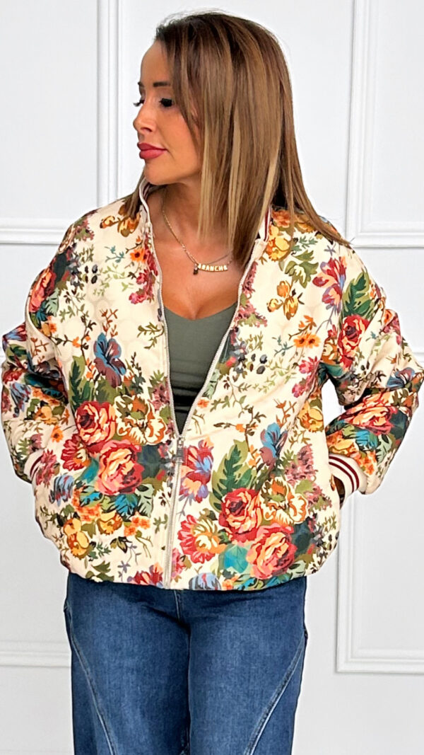 Bomber Estampada Flores