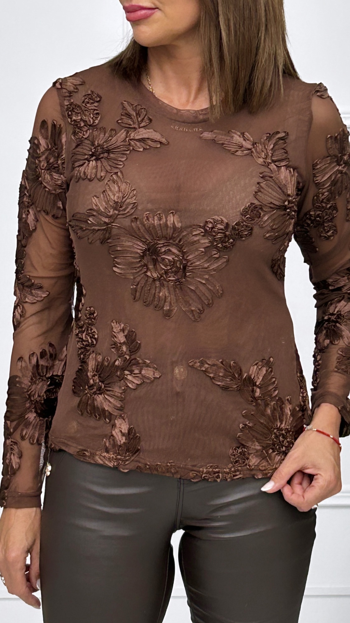 Blusa Marta Marron