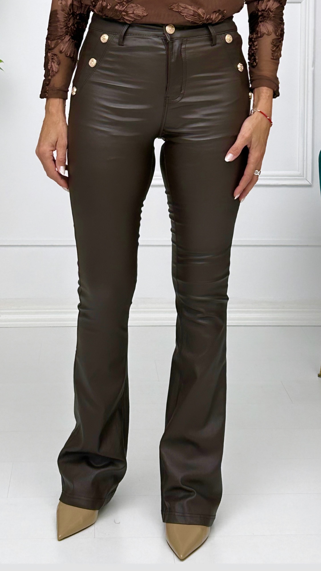 Pantalon Campana Encerado - Imagen 2