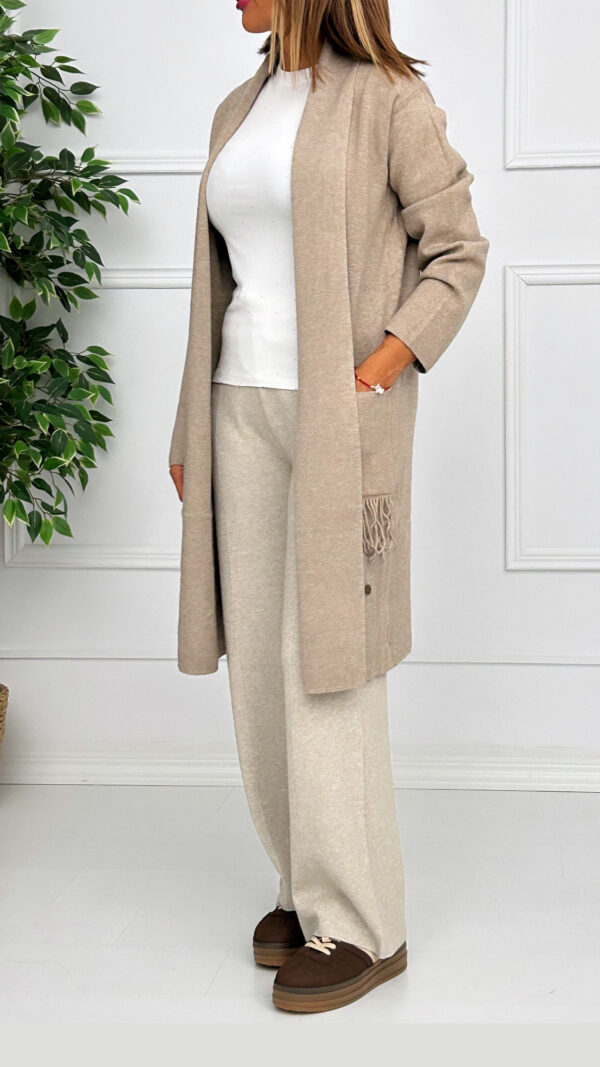 Chaqueta Flecos Bolsillos - Imagen 3