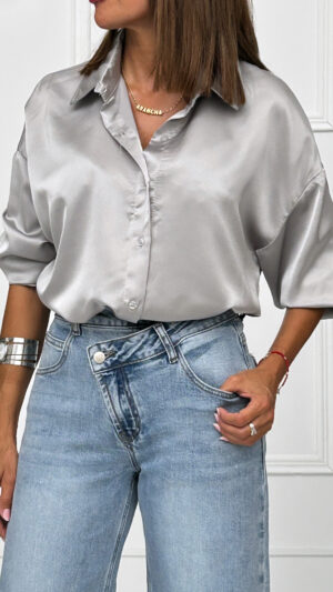 Camisa Raso Flor