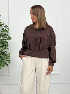 Sudadera Flecos