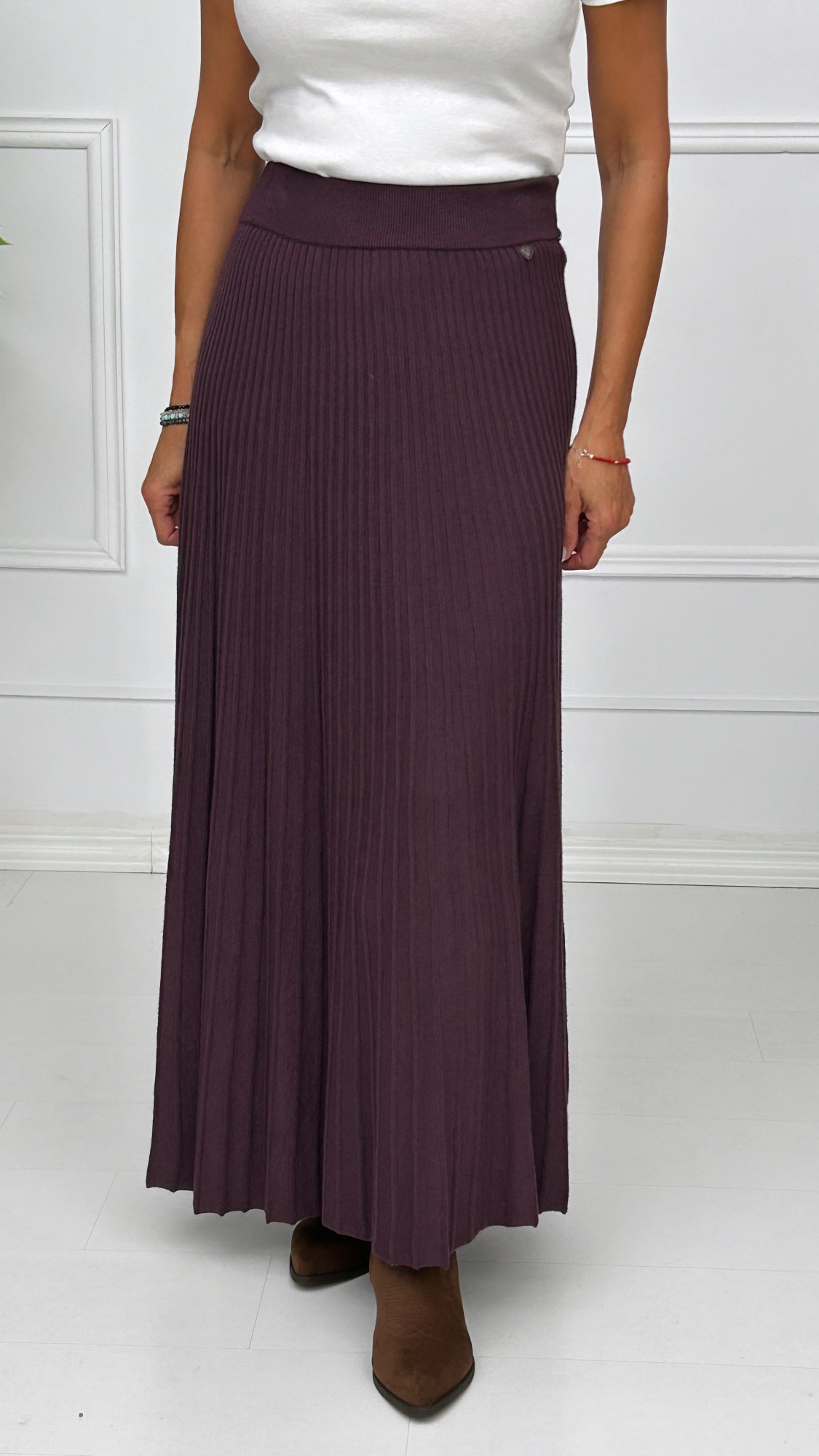 Falda Plisada Punto - Imagen 3