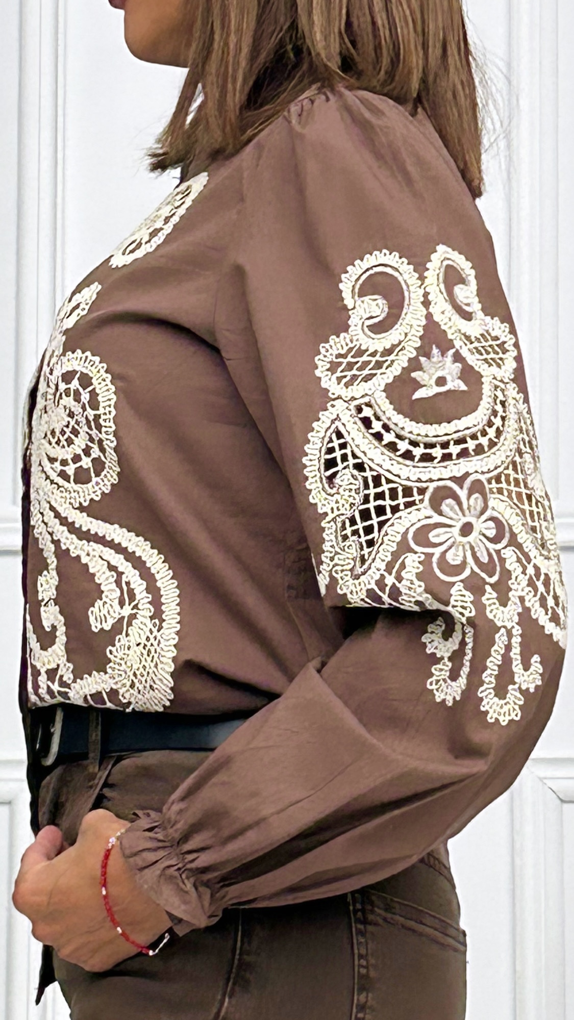 Camisa Cuello Mao Carolina - Imagen 3