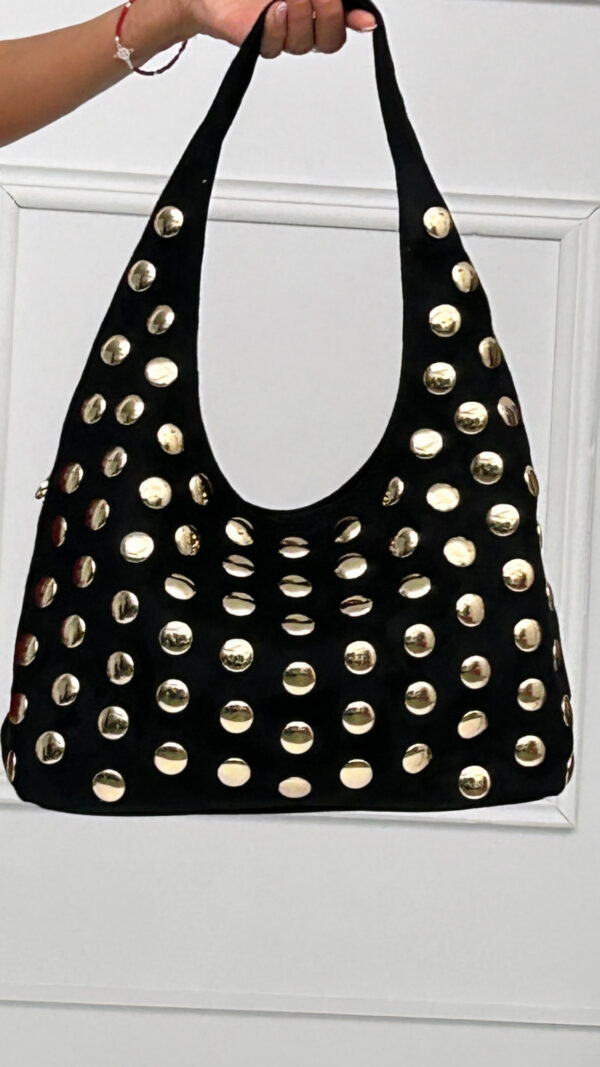 Bolso Grande Tachuelas Ante - Imagen 4