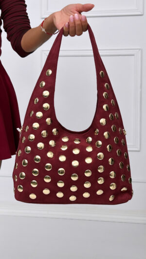 Bolso Grande Tachuelas Ante