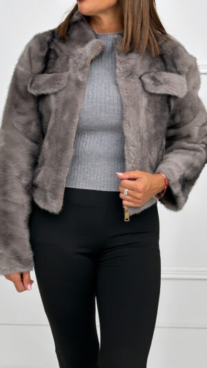 Chaqueta Pelo Solapa