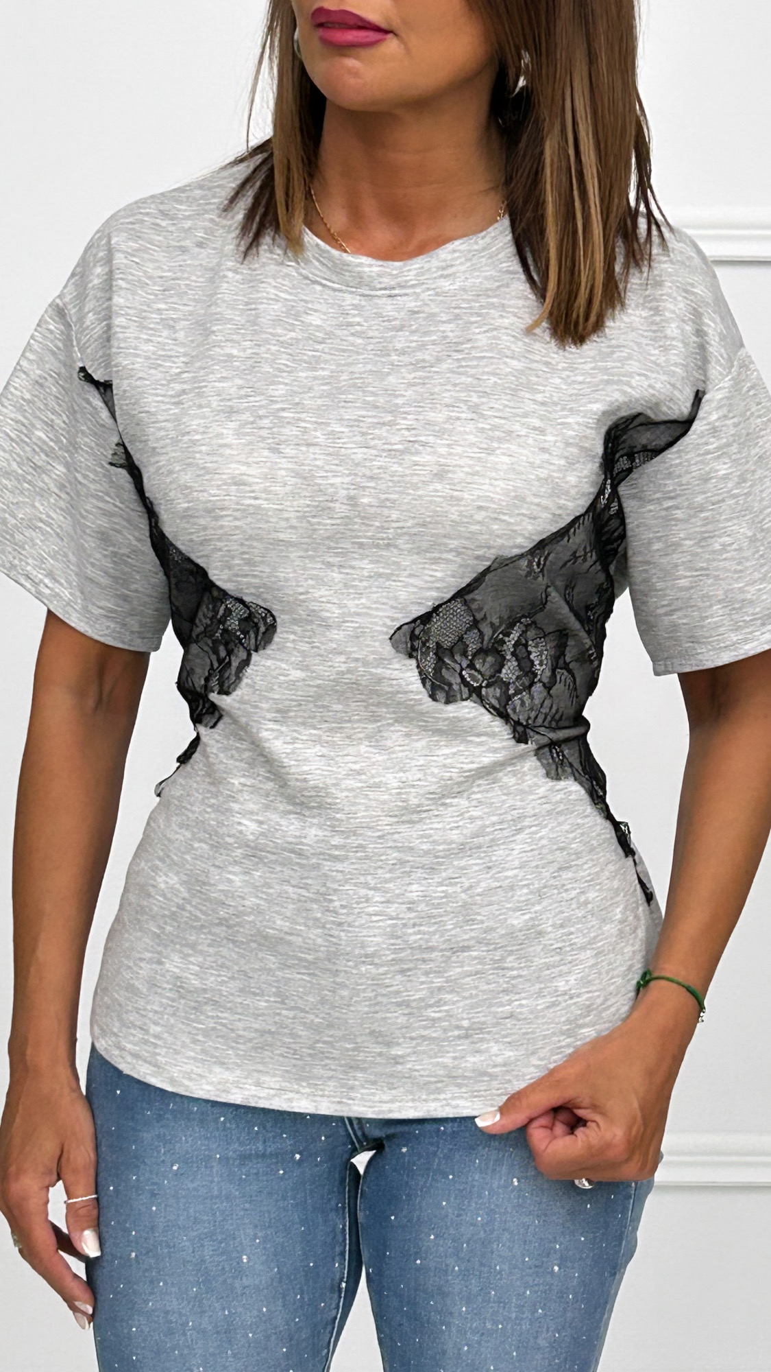 Camiseta Encaje Atar - Imagen 2