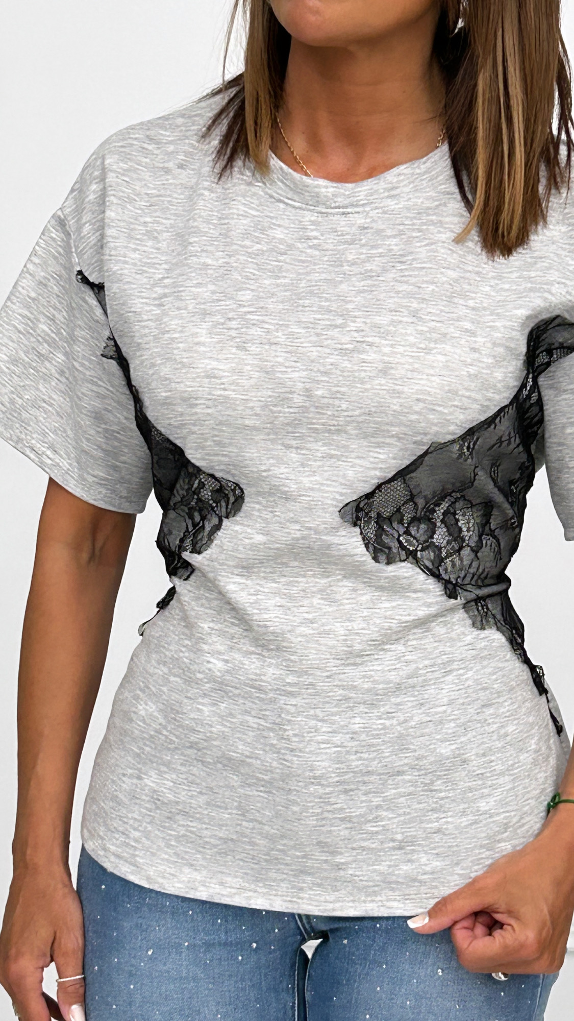 Camiseta Encaje Atar - Imagen 4