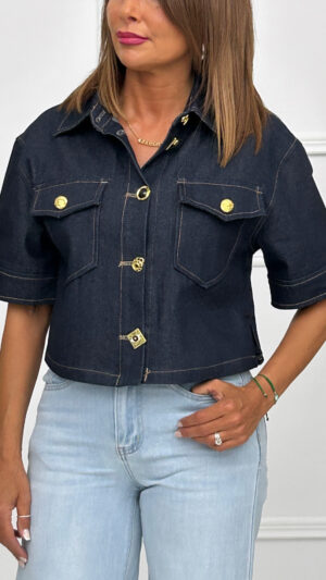Camisa Corta Vaquera