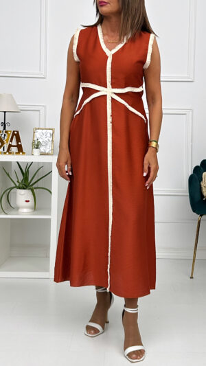 Vestido Flecos Luisa
