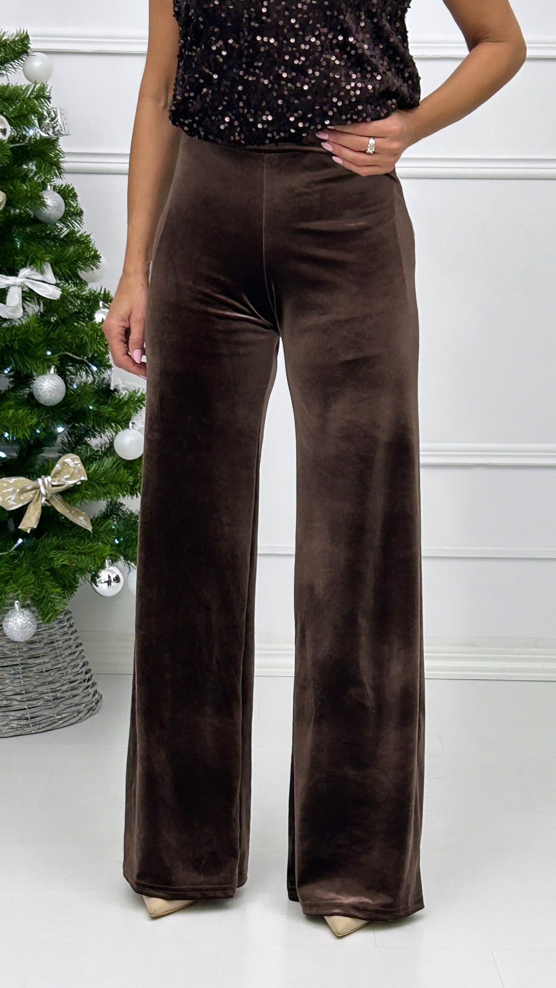 Pantalon Palazzo Terciopelo - Imagen 2