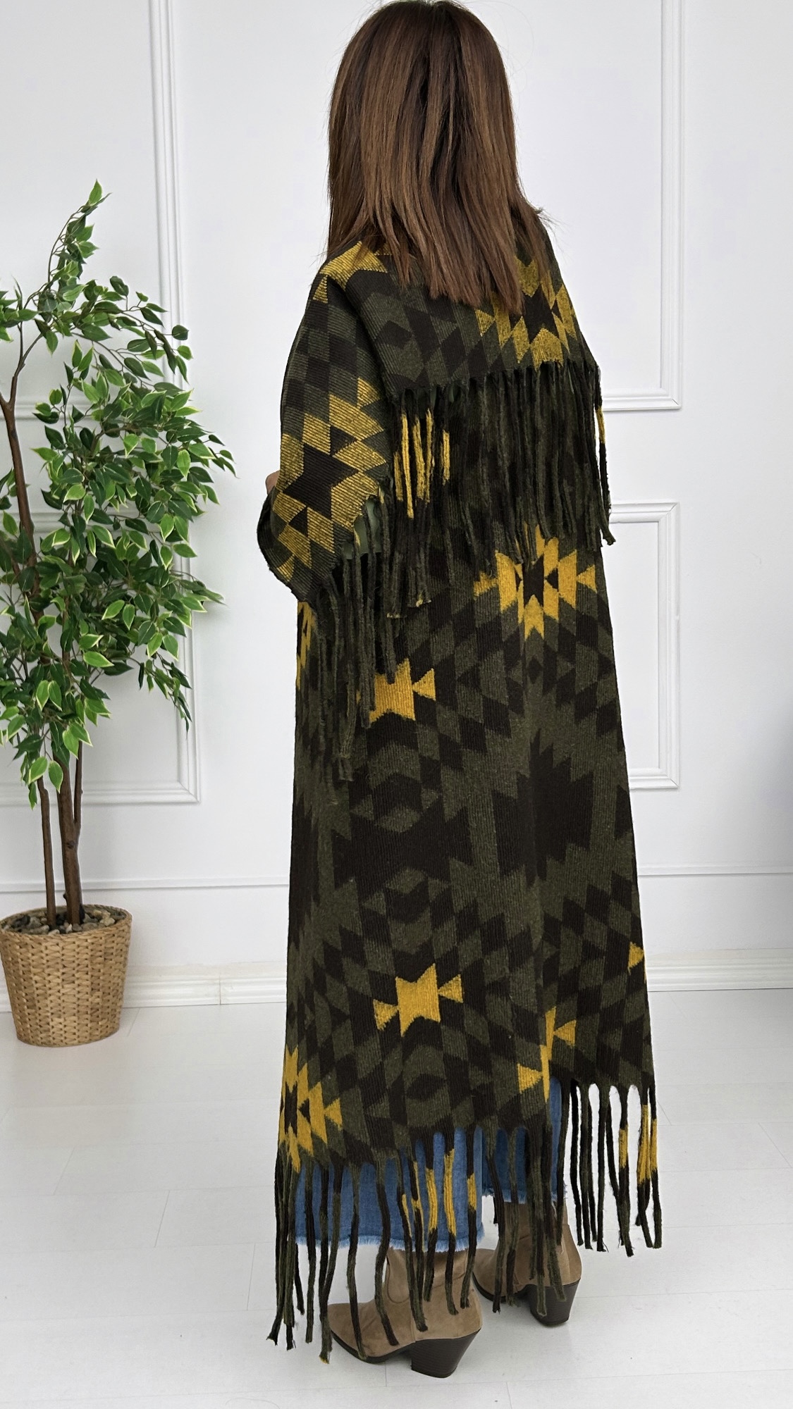 Chaqueta Poncho Flecos - Imagen 2