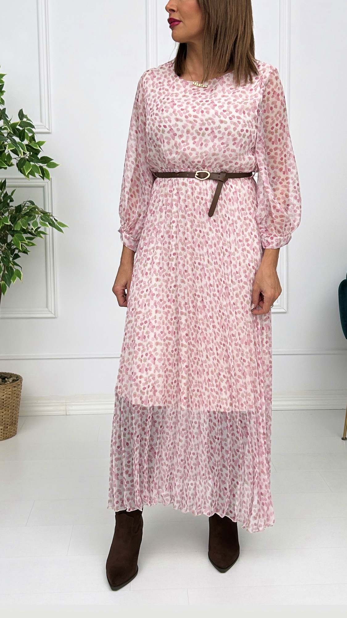 Vestido Plisado Claudia