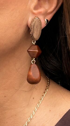 Pendientes Madera