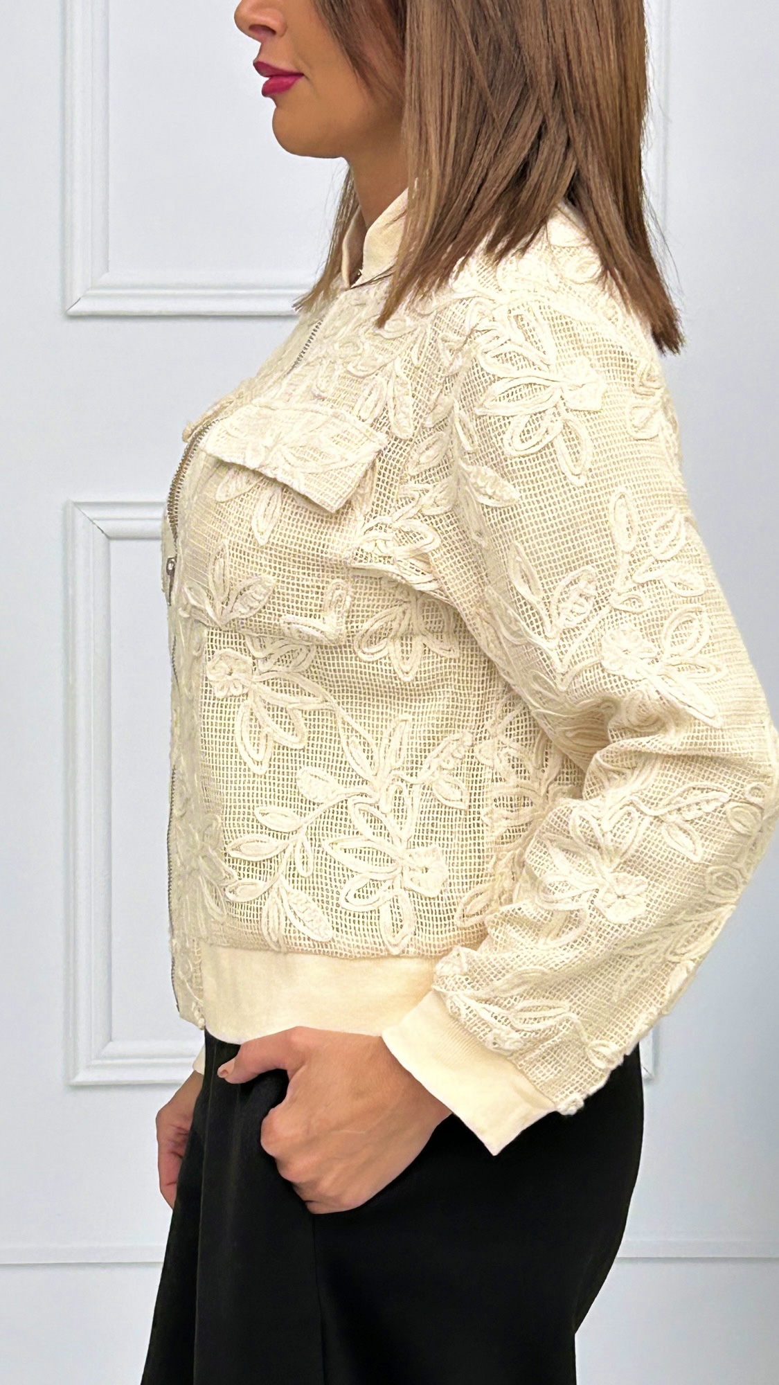 Bomber Crochet Sol - Imagen 4