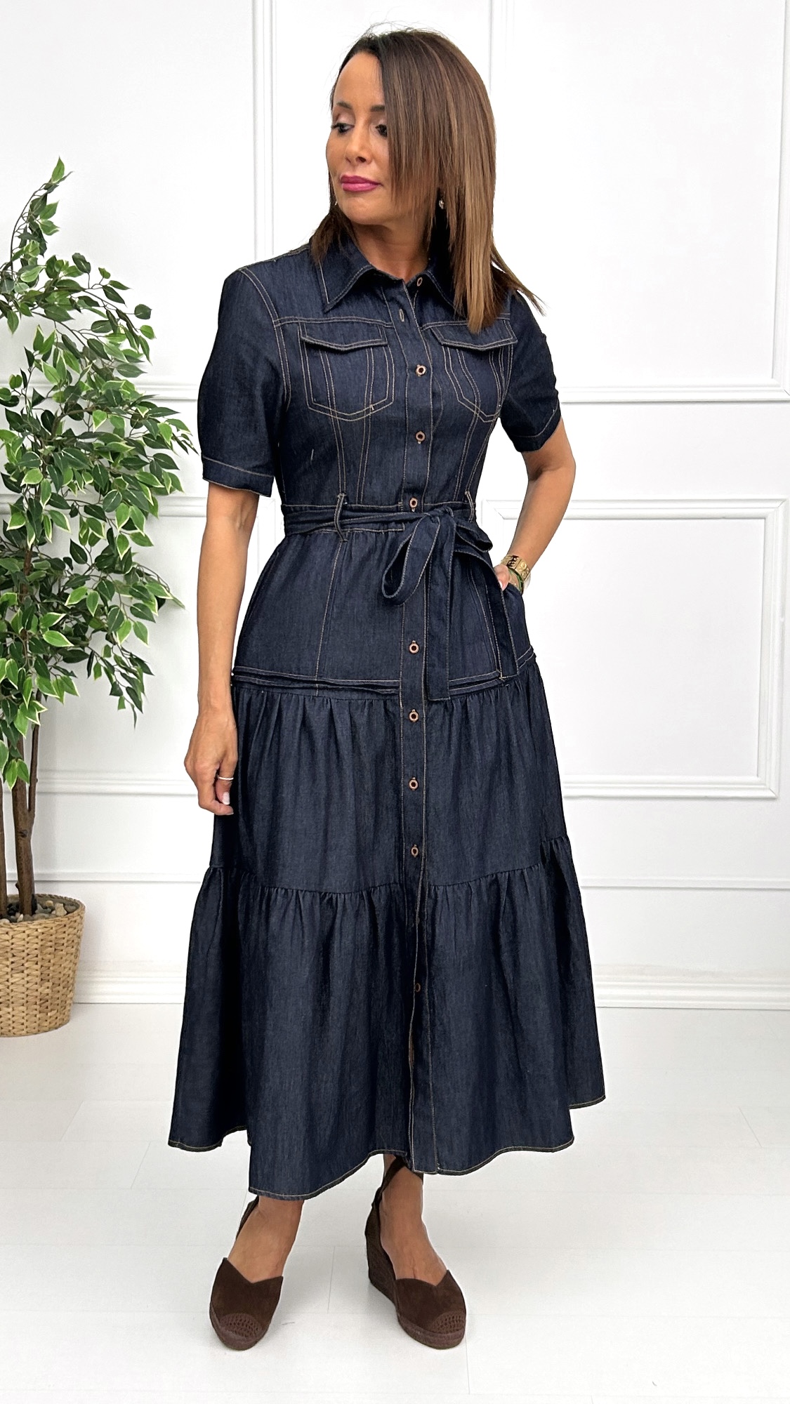 Vestido Vaquero Largo