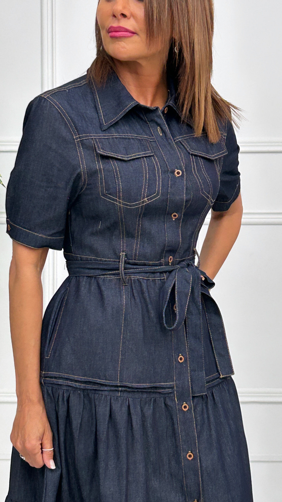 Vestido Vaquero Largo - Imagen 2