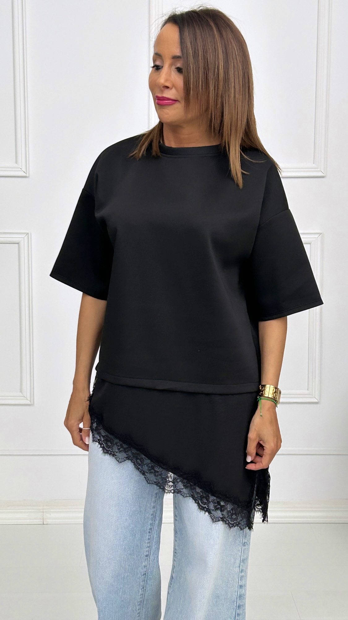 Camiseta Puntilla Asimetrica - Imagen 10