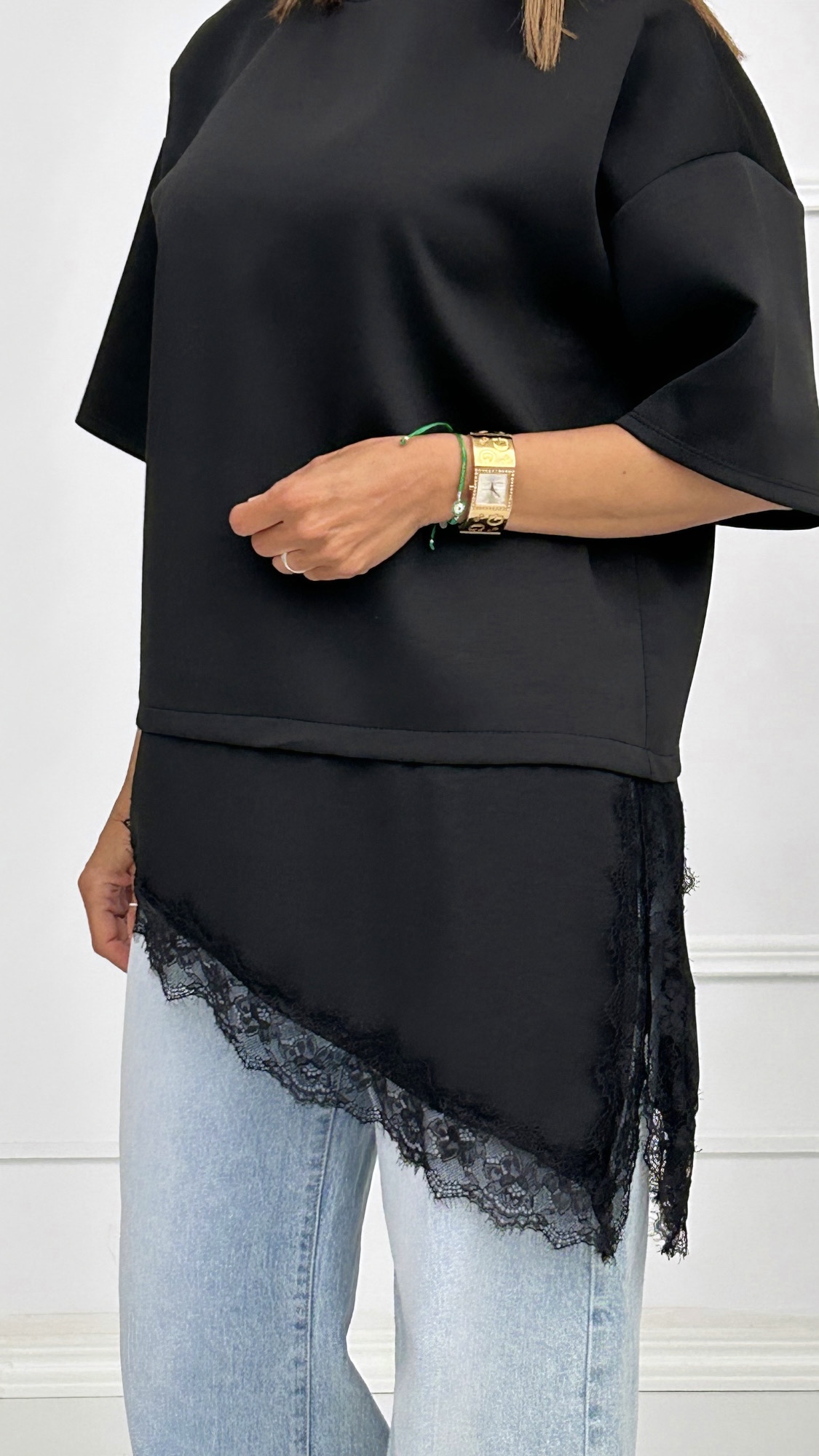 Camiseta Puntilla Asimetrica - Imagen 11