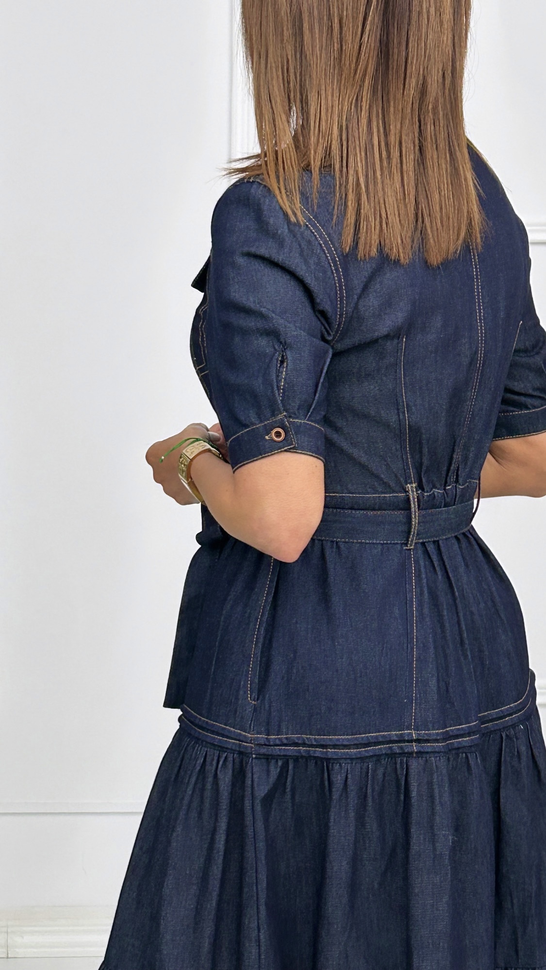 Vestido Vaquero Largo - Imagen 3