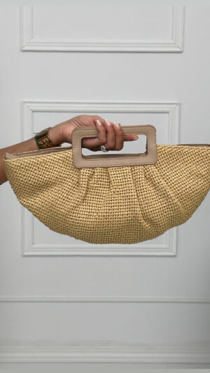 Bolso Abanico Rafia