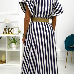Vestido Rayas Marina