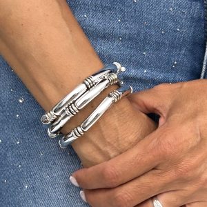 Pulsera Triple Metalizada