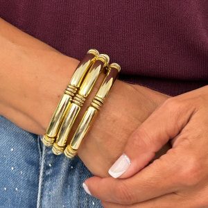 Pulsera Triple Metalizada