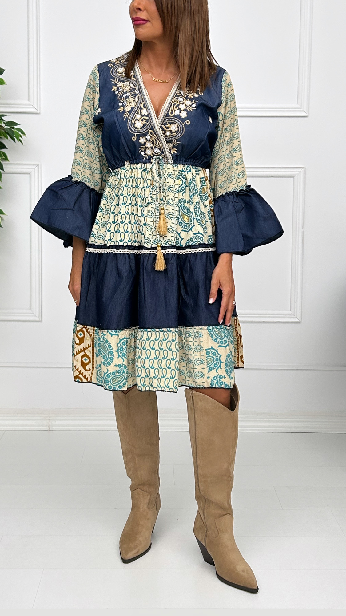 Vestido Boho Cachemire - Imagen 5