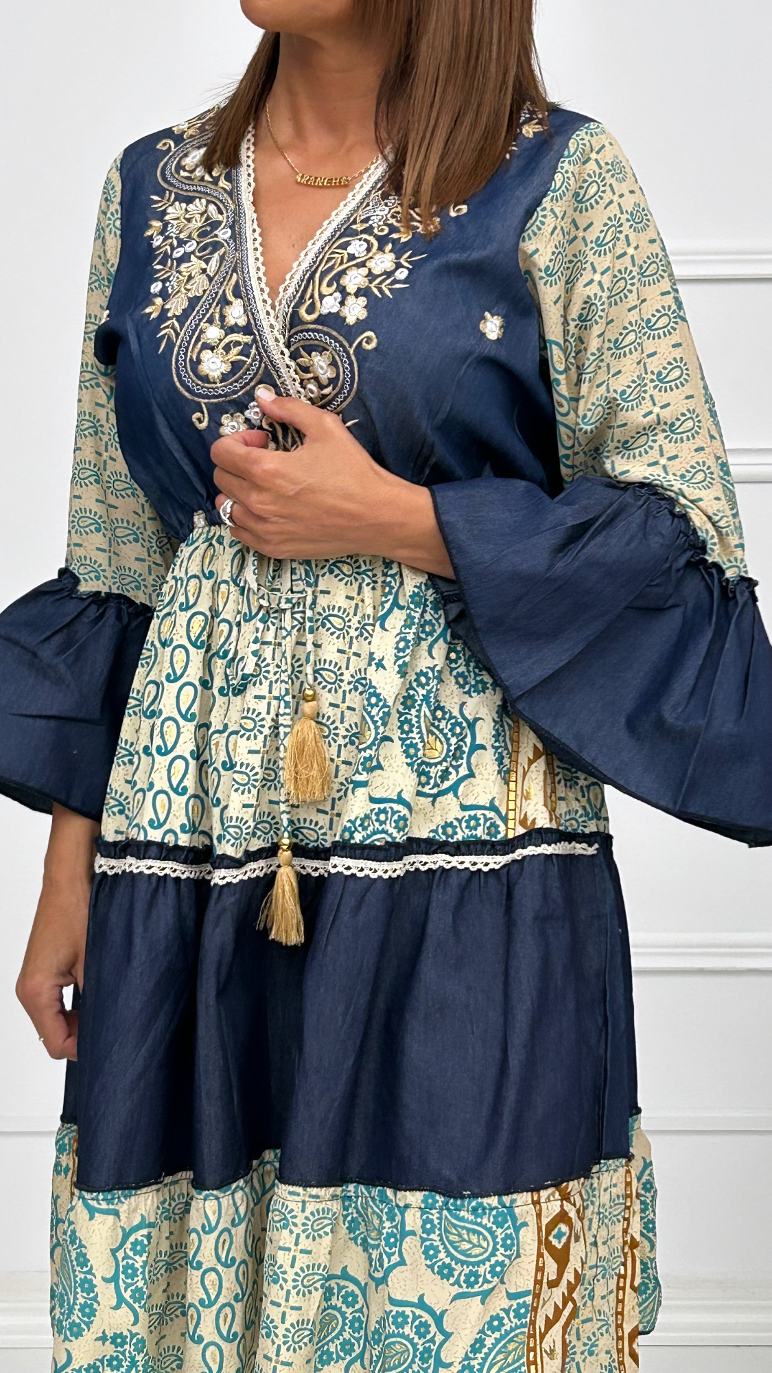 Vestido Boho Cachemire - Imagen 6